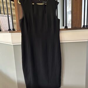 Chic Black Sleeveless Midi Dress